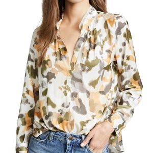 Zadig & Voltaire Tink Camo-Print Top XS